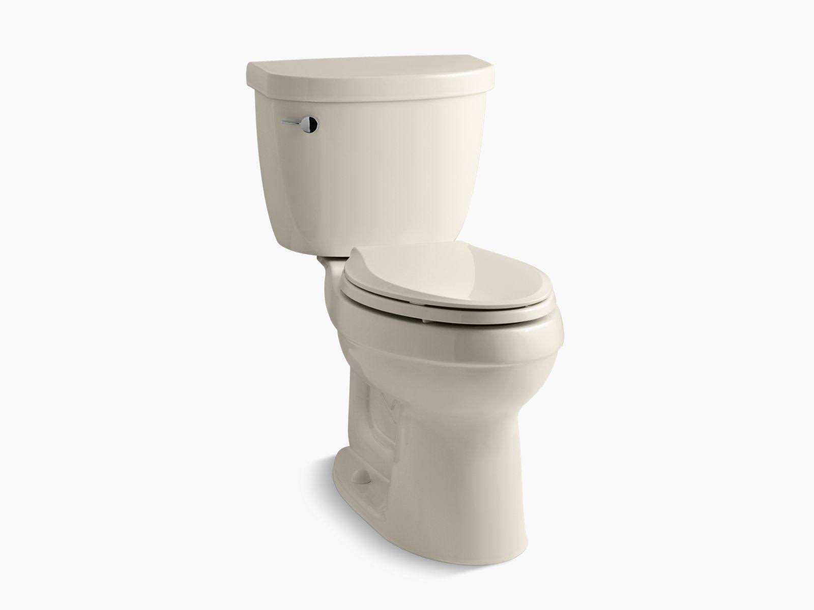 Kohler K-3589-47 Almond Cimarron Comfort Height 2 Piece Elongated 1.6 GPF Toilet