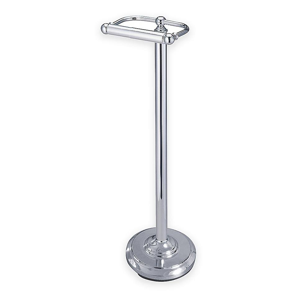 Kingston Brass Pedestal Toilet Paper Holder in Chrome