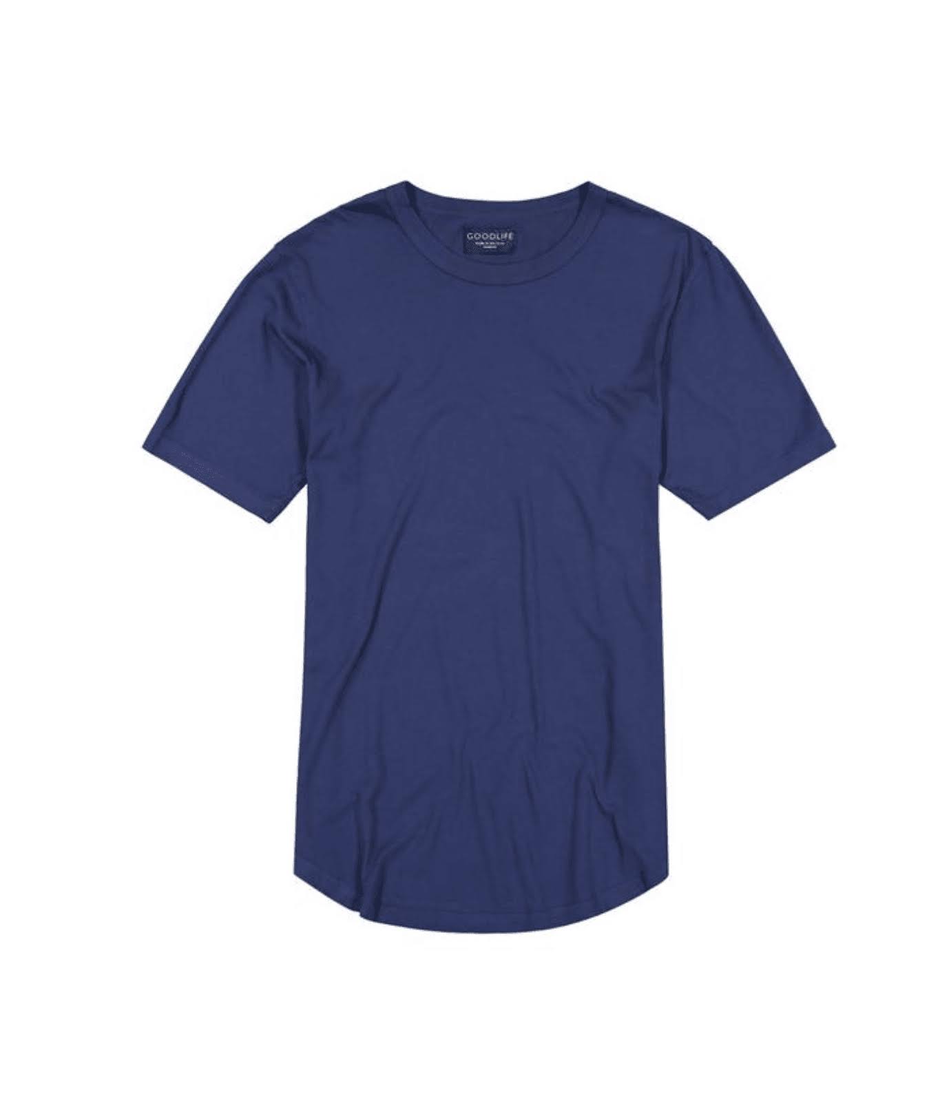 Supima Scallop Crew by Goodlife Goodlife Navy / L