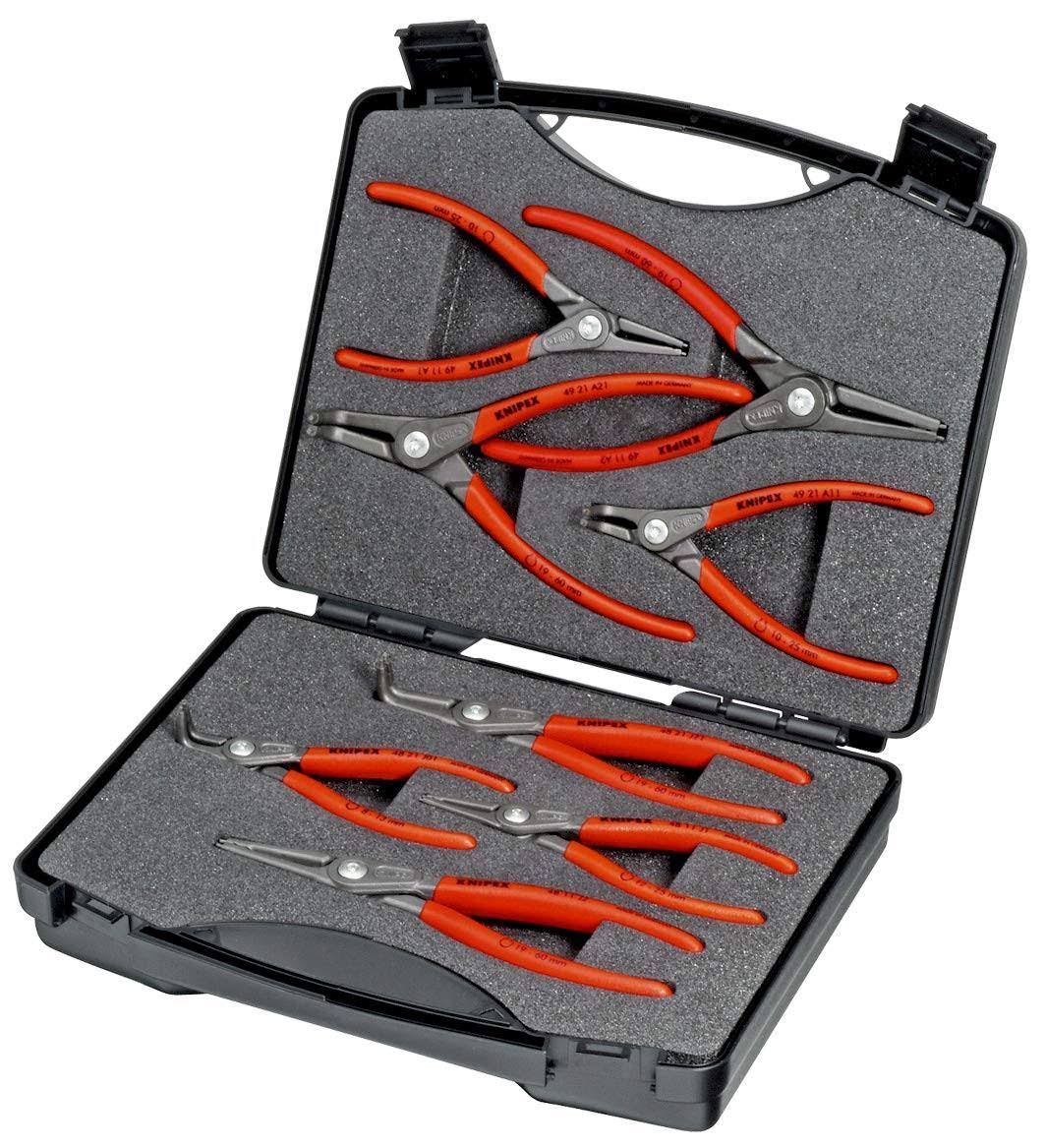 Knipex 00 21 25 Precision Circlip Pliers Set (8 Piece)