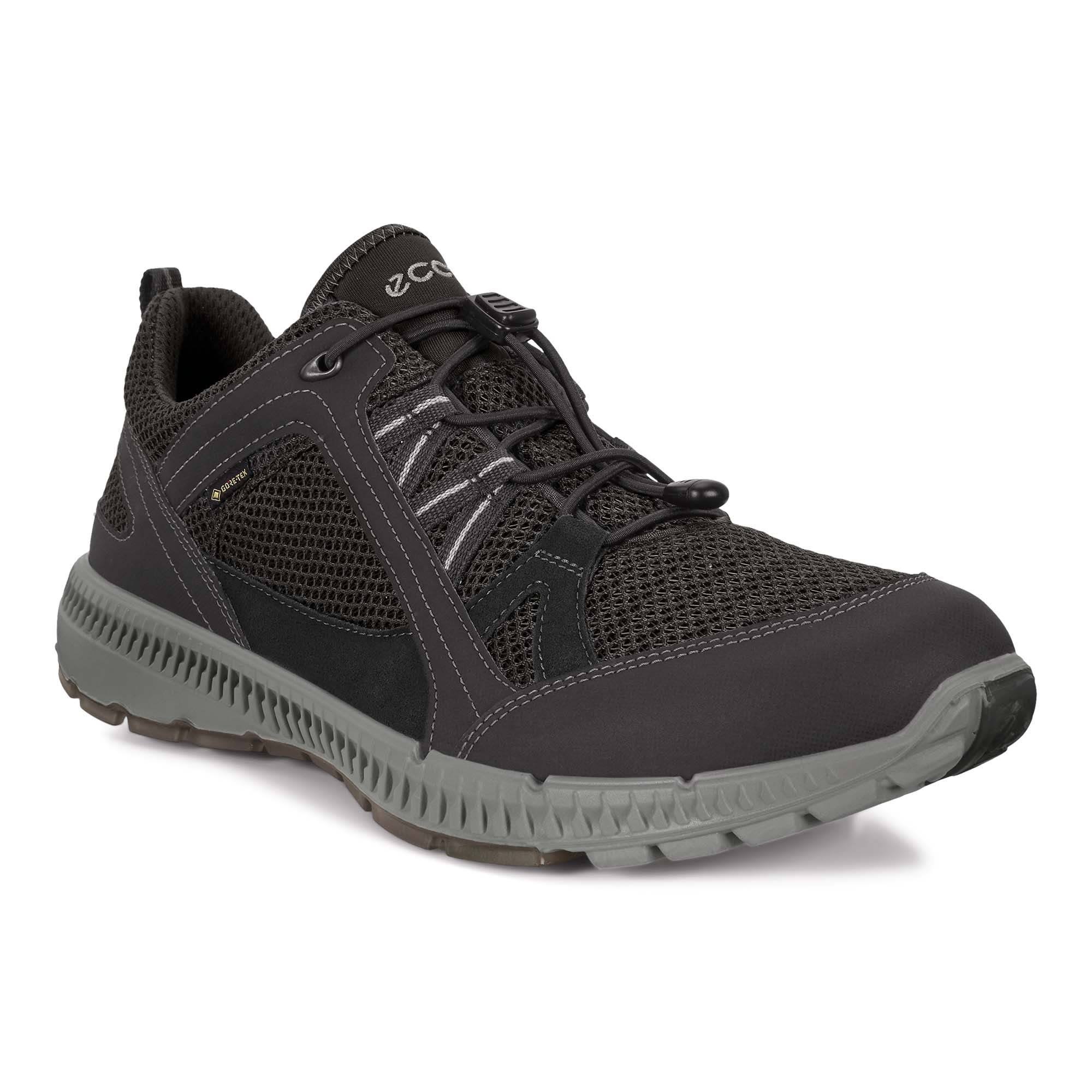 Ecco Terracruise II Gore Tex Walking Shoes - Black - 10-10.5