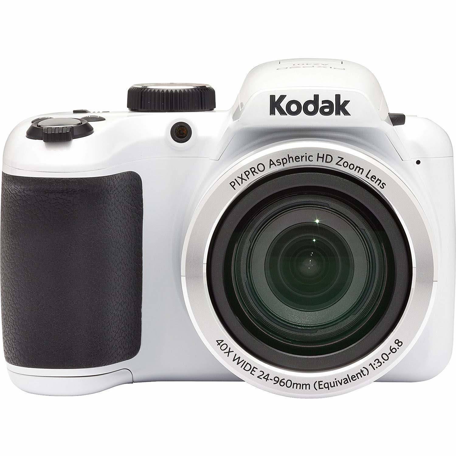 Kodak PixPro Astro Zoom AZ401 16.15 MP Compact Digital Camera - 720p - White