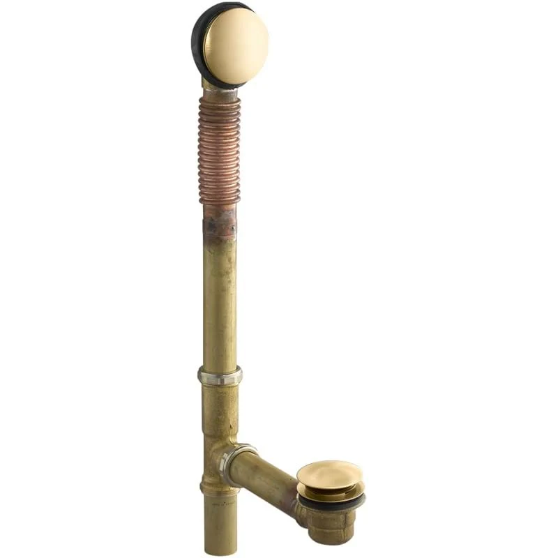 Clearflo Brass Toe Tap Bath Drain 7259-2MB