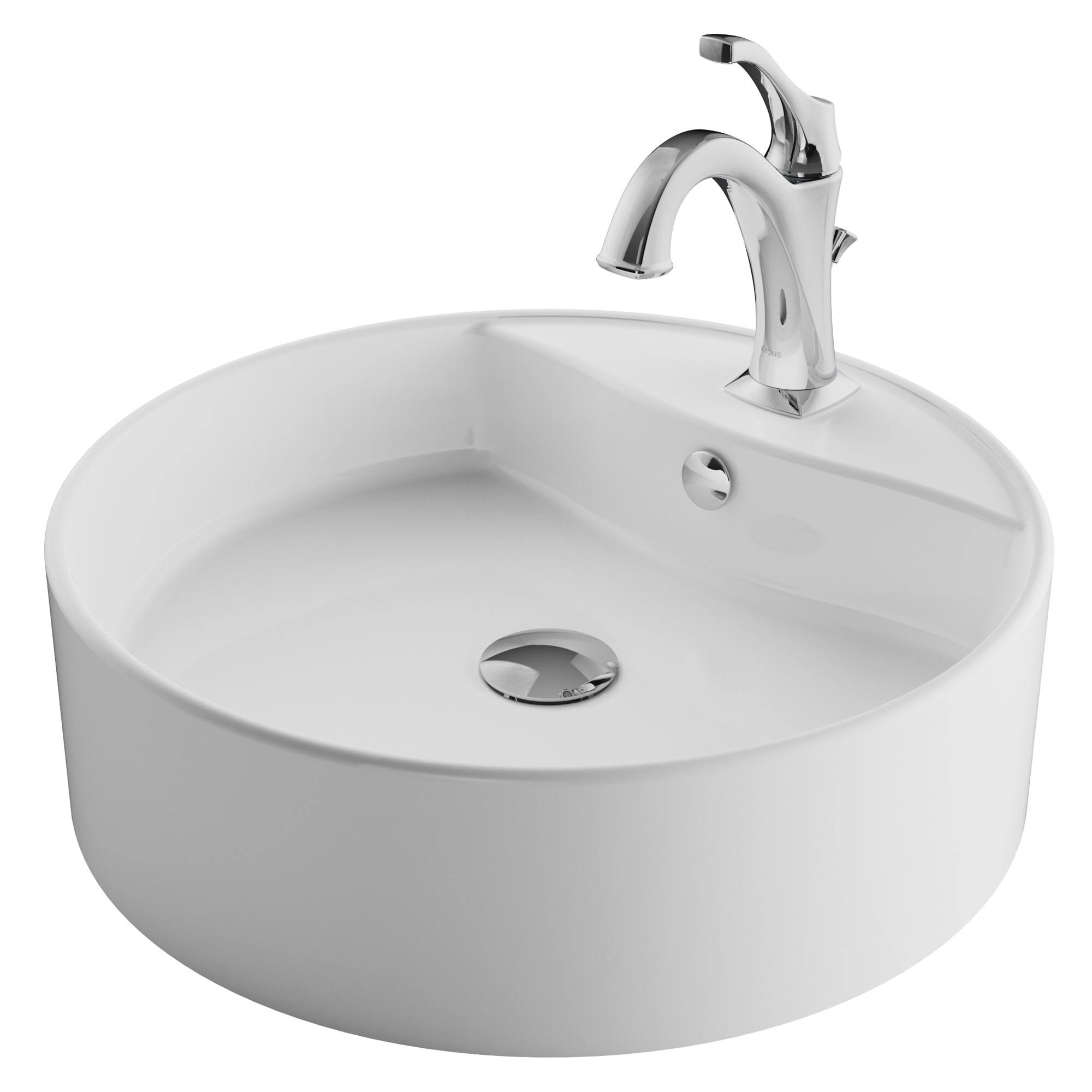 Kraus C-KCV-142-1201MB Elavo Sink Faucet Bathroom Set, Matte Black - Arlo