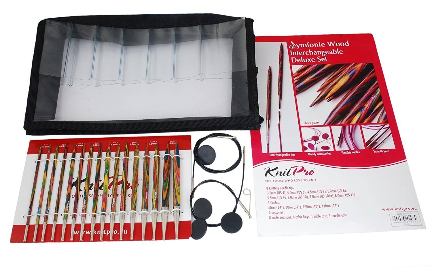 KnitPro Symfonie Wood Interchangeable Needle Deluxe Set