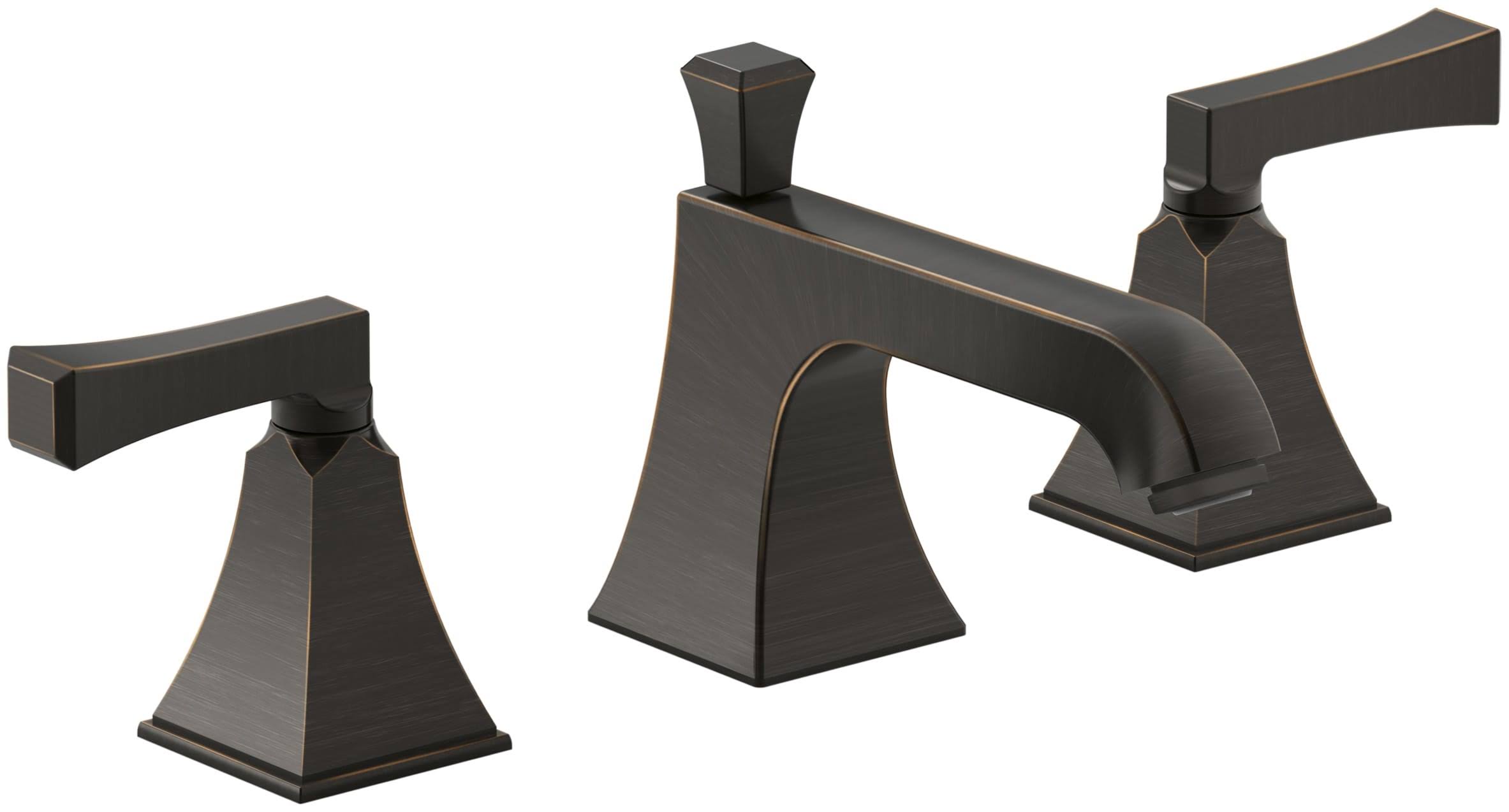 Kohler K-454-4V Memoirs Widespread Bathroom Faucet - Oil Rubbed Bronze