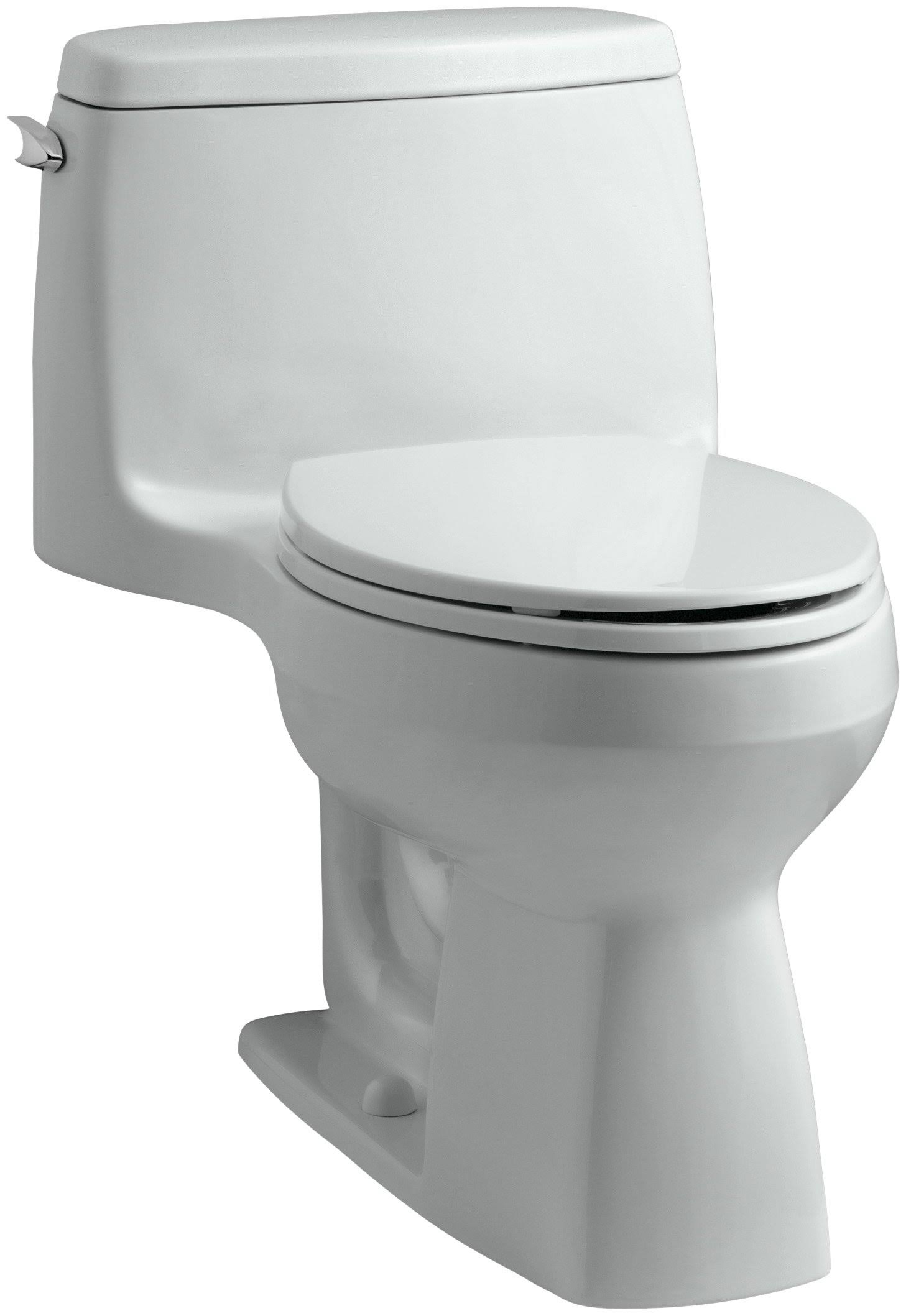 Kohler K-3810 Santa Rosa 1.28 GPF One-Piece Elongated Comfort Height Toilet with Ice Grey