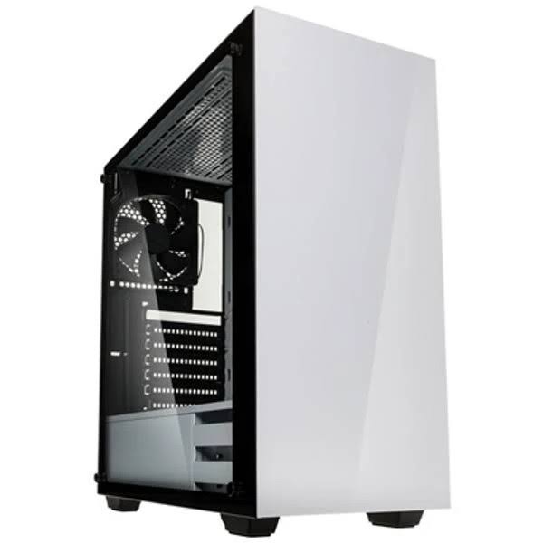 Kolink Stronghold Full Tower 1 x USB 3.0 / 2 x USB 2.0 Tempered Glass Side Window Panel White Case