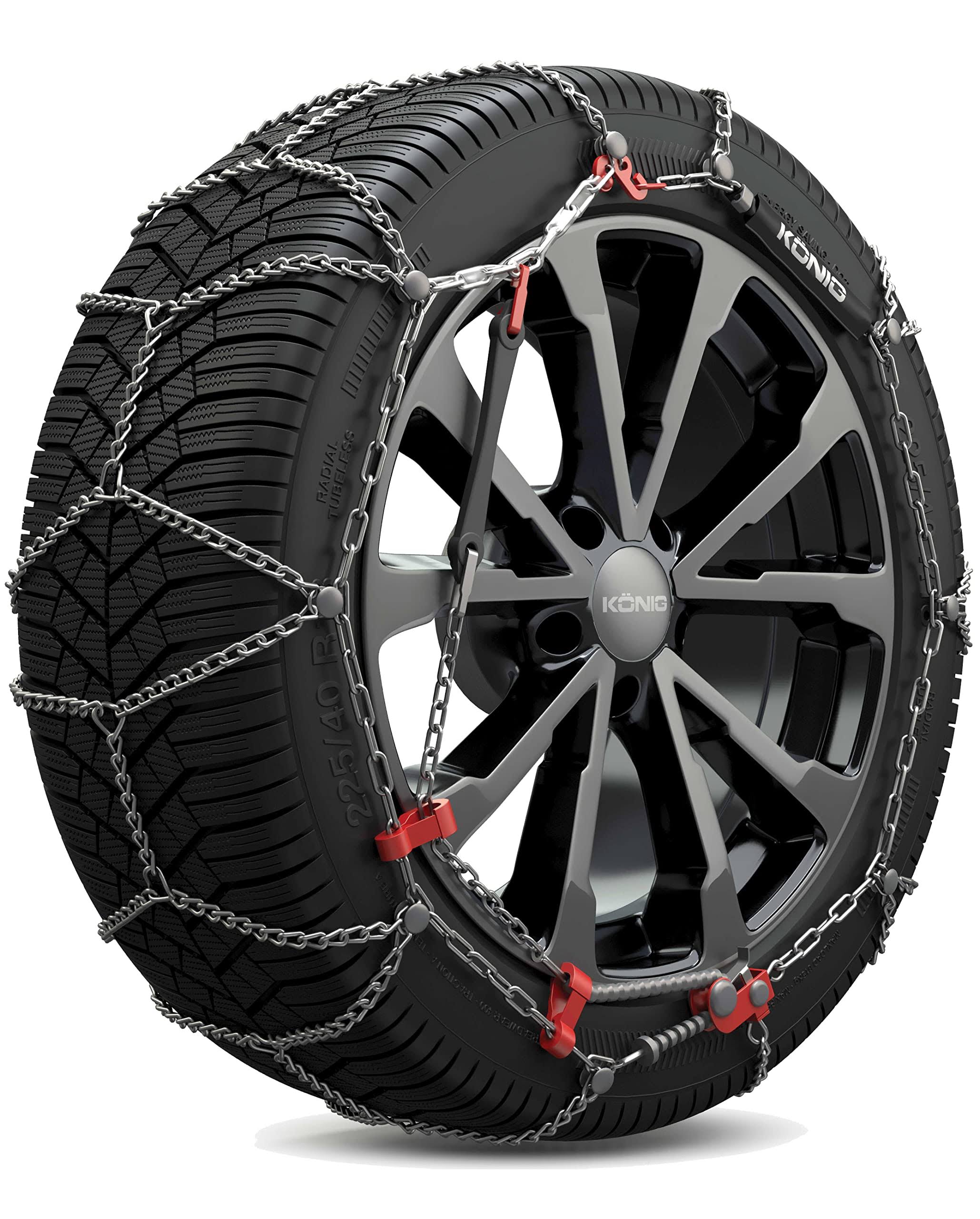 König K-Slim 095 Snow Chains, Set of 2