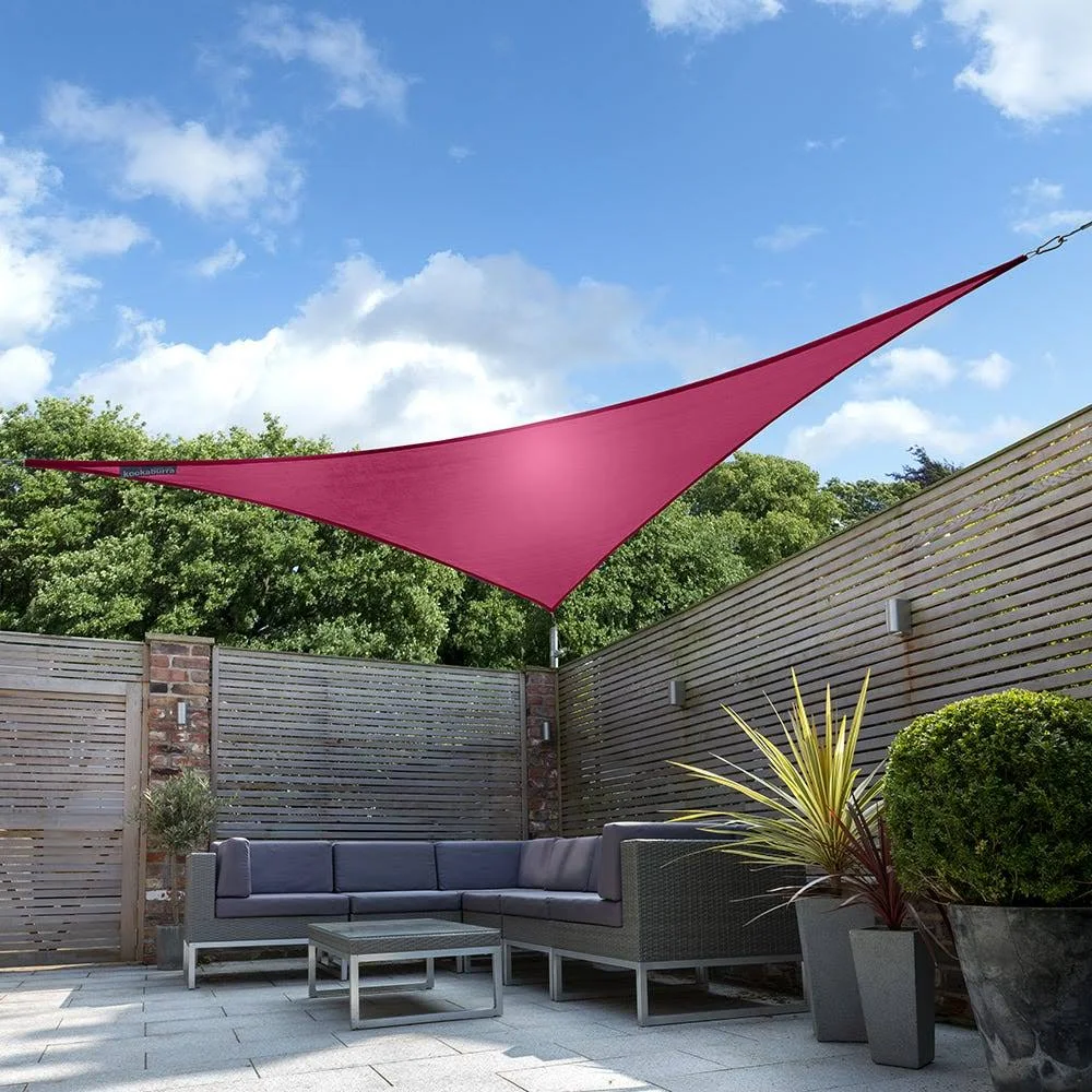 Kookaburra 16ft 5x22 Pink Waterproof Woven Triangle Sail Shade