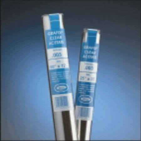 Acetate .005 Clear Roll 50x22 x 100&