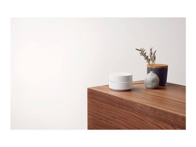 Google Wi-Fi system - mesh - 2.4 GHz / 5 GHz - Gigabit Ethernet - 802.11b/a/g/n/ac