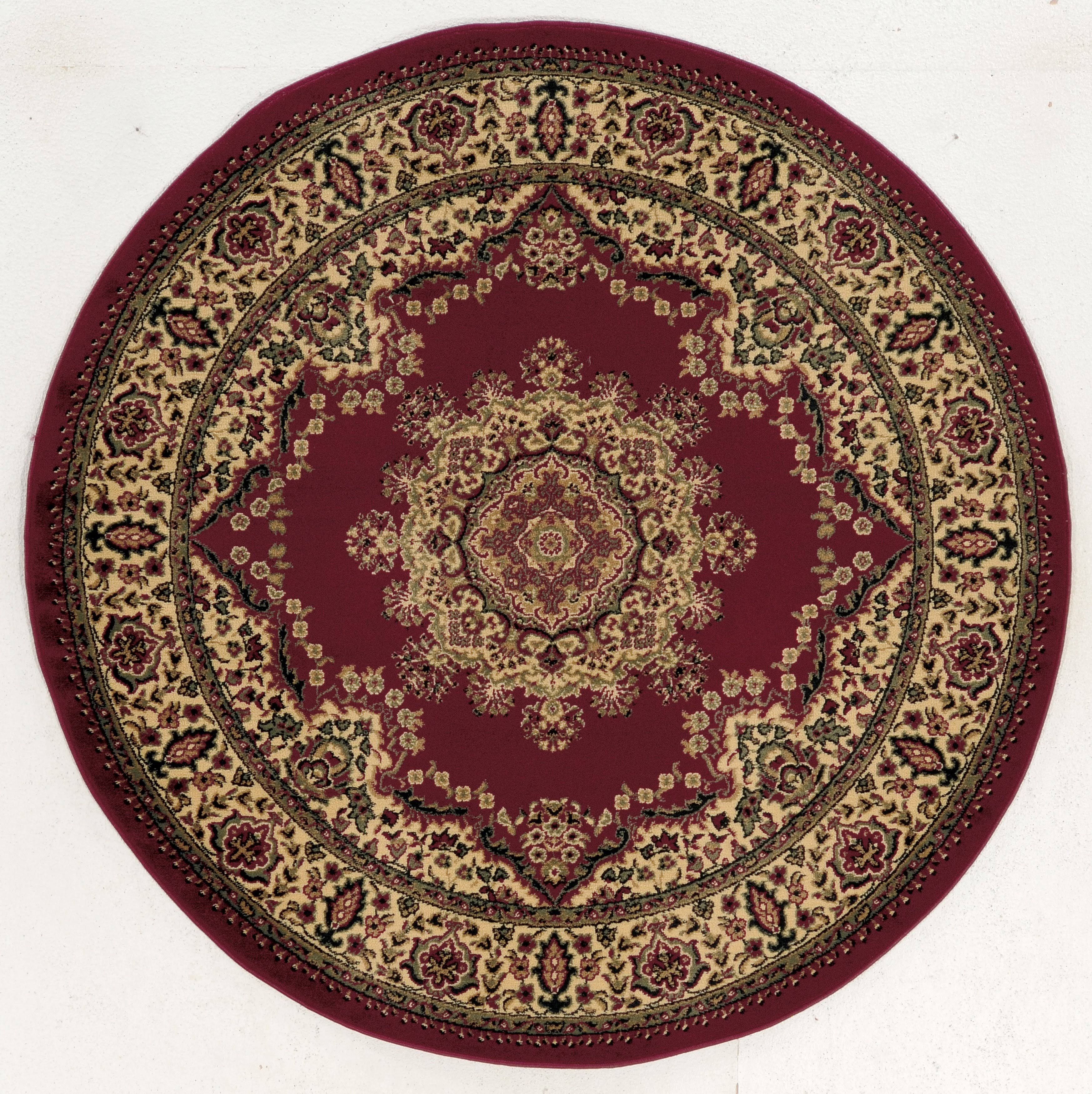 Radici USA Castello 1191 Burgundy Area Rug 5&3 Round