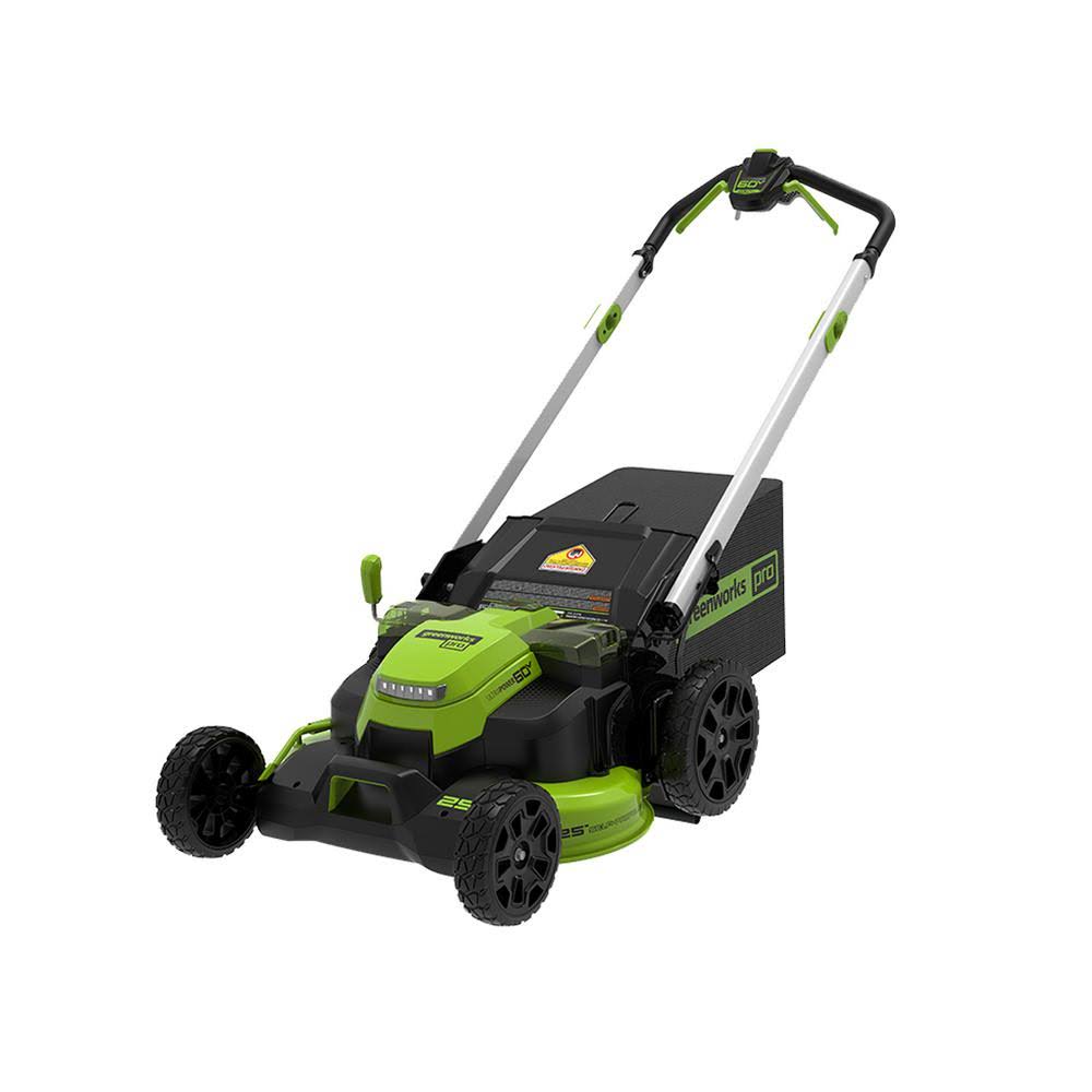 Greenworks Pro 25 in. 60-Volt Cordless Battery Self Propelled Walk-Behind Lawn Mower (Tool-Only)
