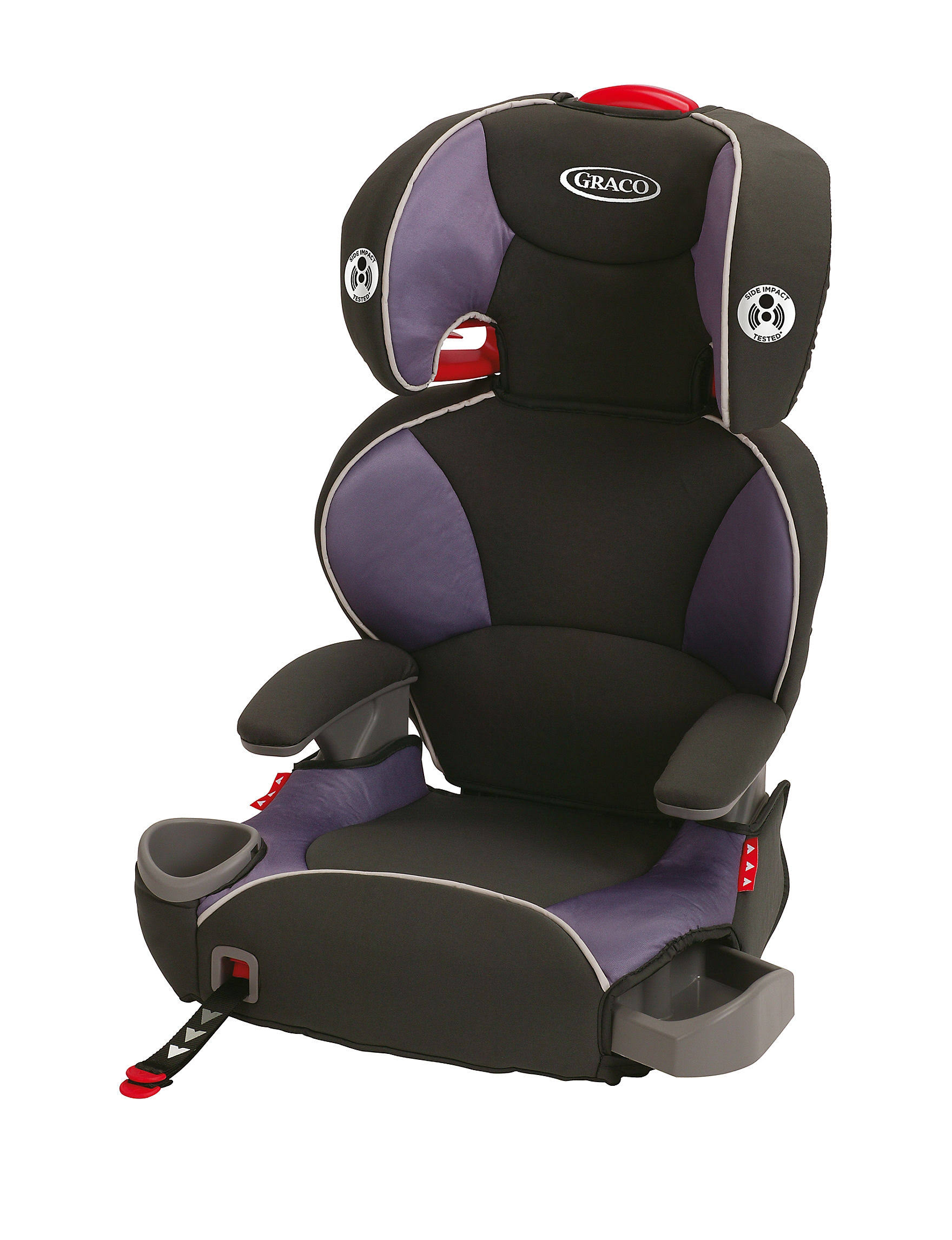 Graco Affix High Back Booster Car Seat, Grapeade