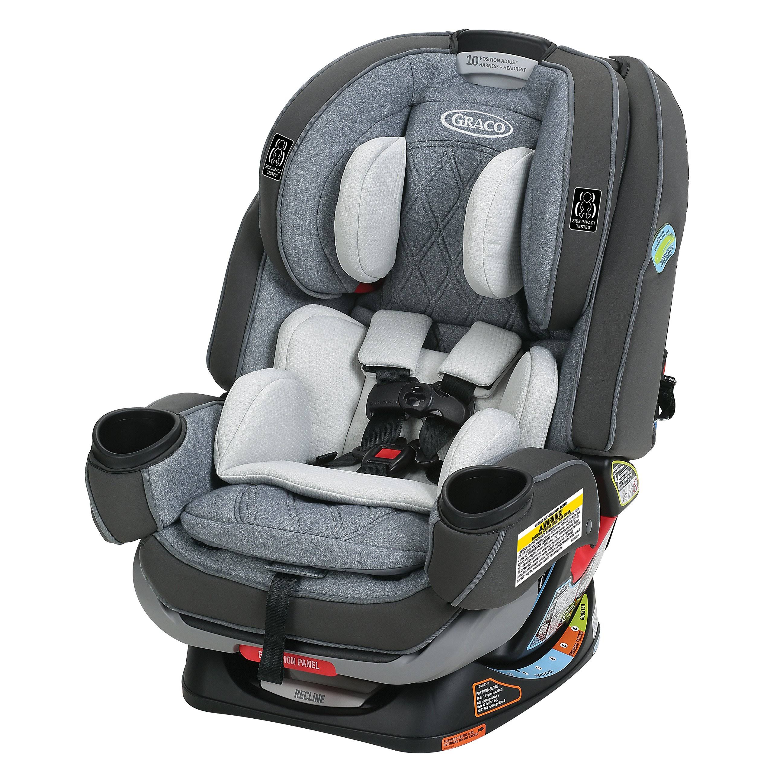 Graco - 4Ever Extend2Fit Platinum 4-in-1 Convertible Car Seat, Hayden