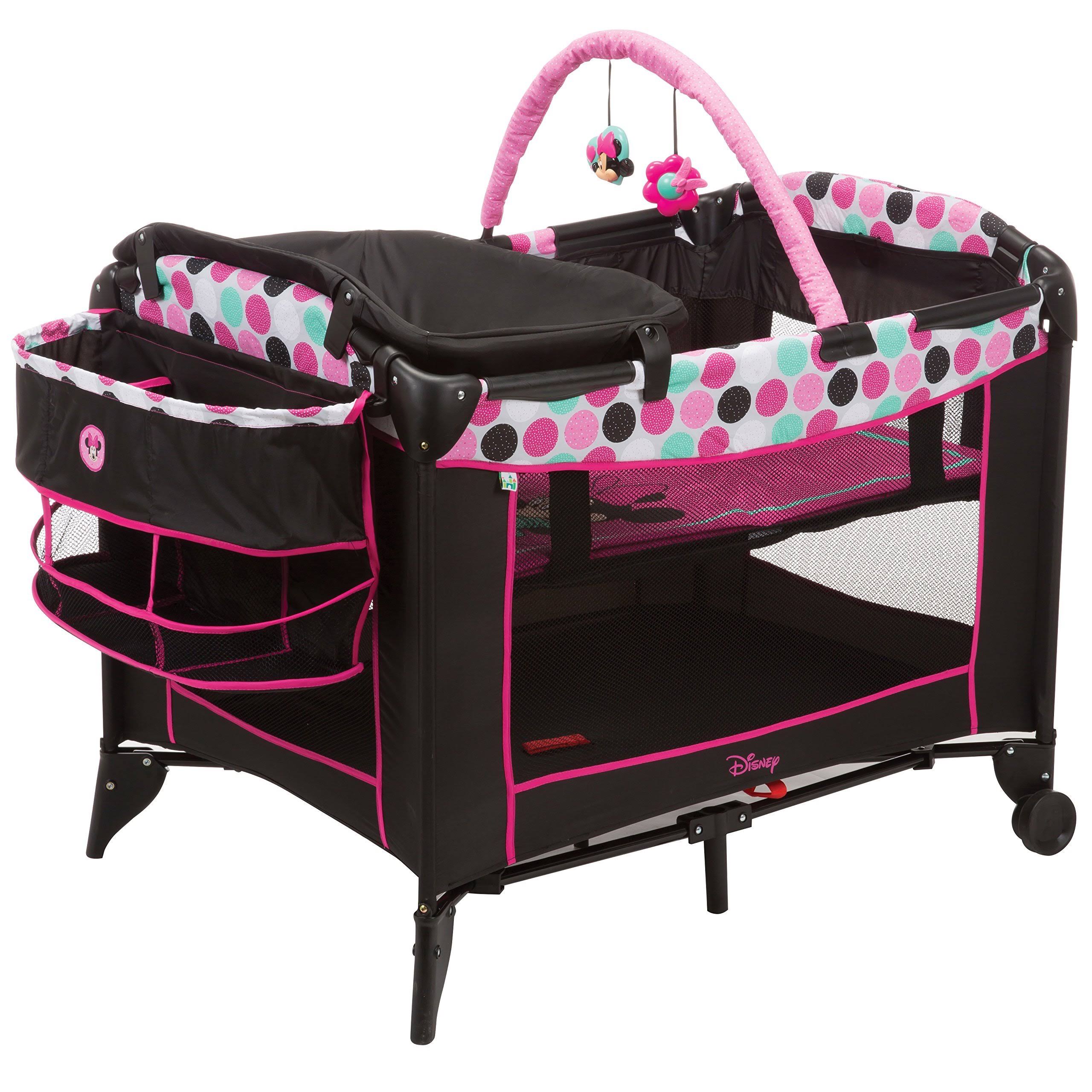Disney Baby Sweet Wonder Play Yard - Black Minnie Dottie