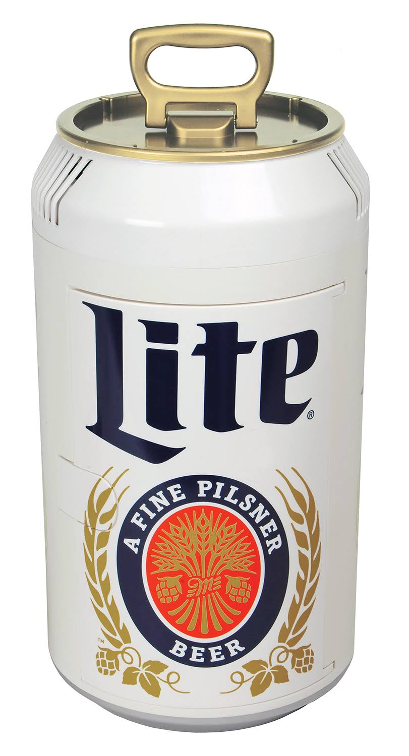 ML06 Miller Lite Can Cooler, White