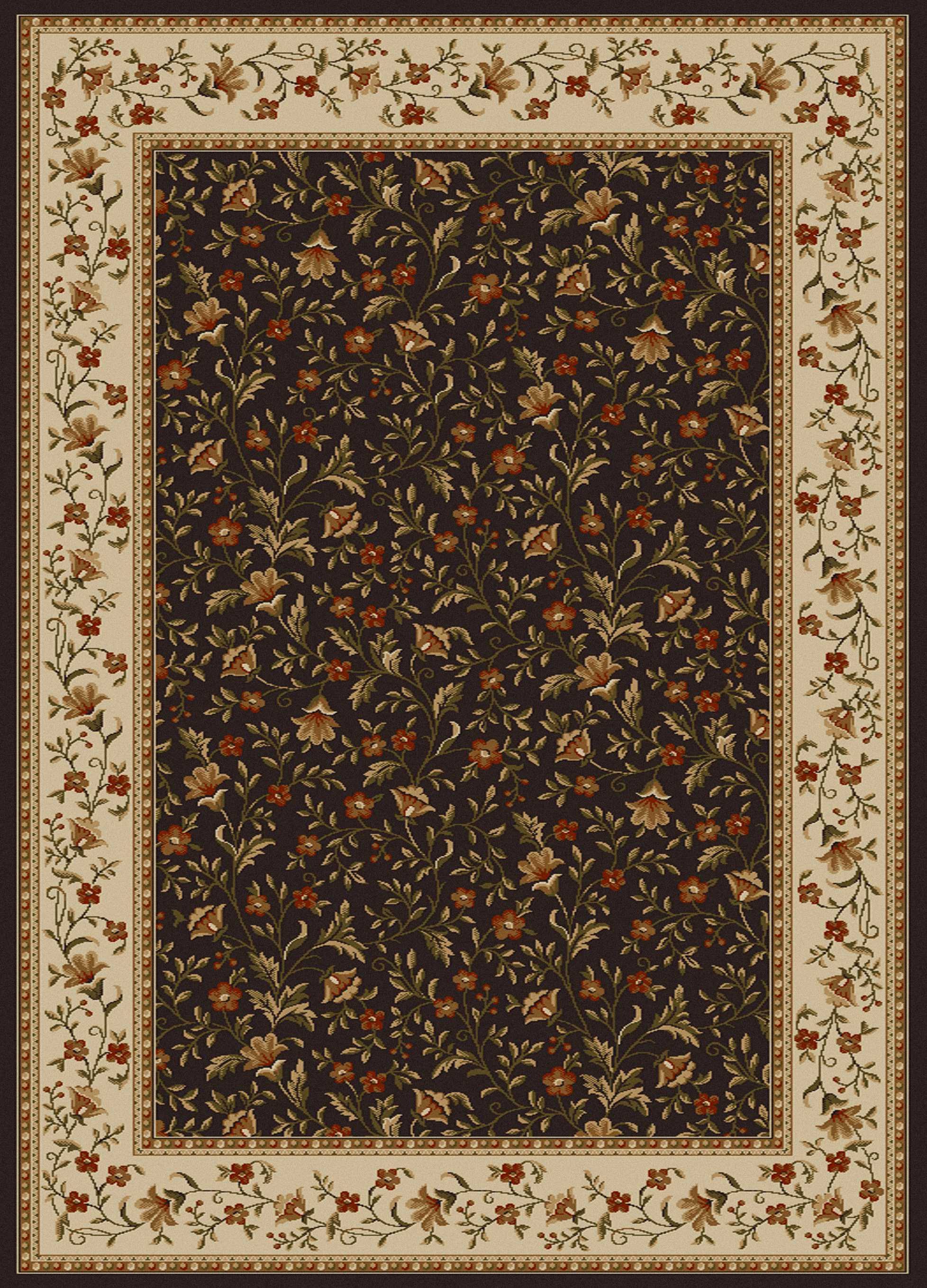 Radici USA Como 1593 5&5x22 x 7&7x22 Brown Area Rug