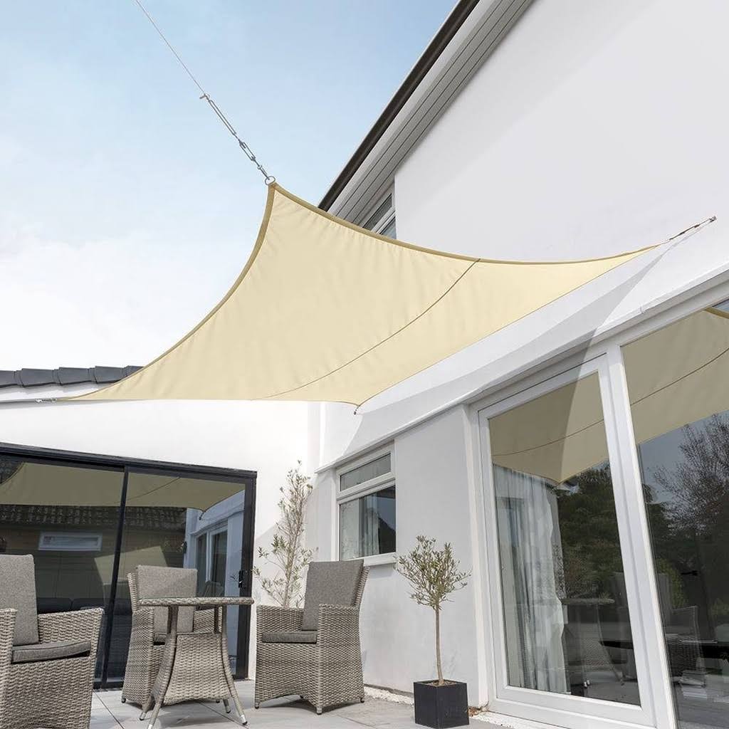 Kookaburra 17ft 9x22 Sand Waterproof Woven Square Sail Shade