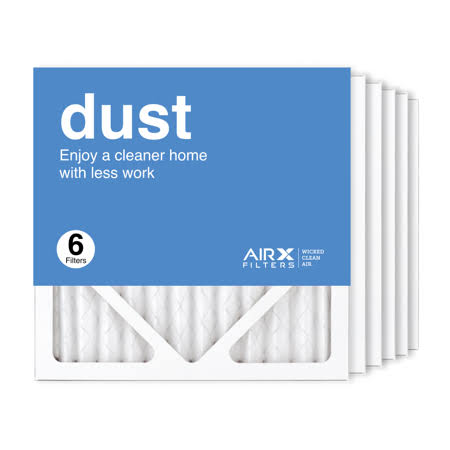 AIRx Filters 12x12x1 Air Filter MERV 8 Pleated HVAC AC Furnace Air Filter, Dust 6-Pack, Made in The USA, Size: 75 in