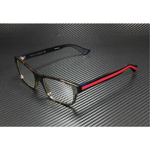 Gucci GG0006O 003 Round Oval Havana Demo Lens 53 mm Mens Eyeglasses