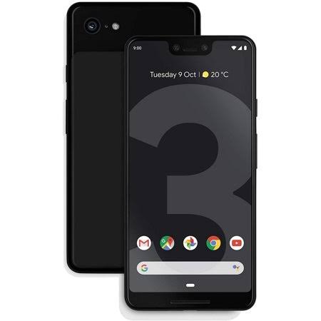Google Pixel 3 | Unlocked | Just Black | 64 GB | 5.5 in Screen, Size: in x in x in