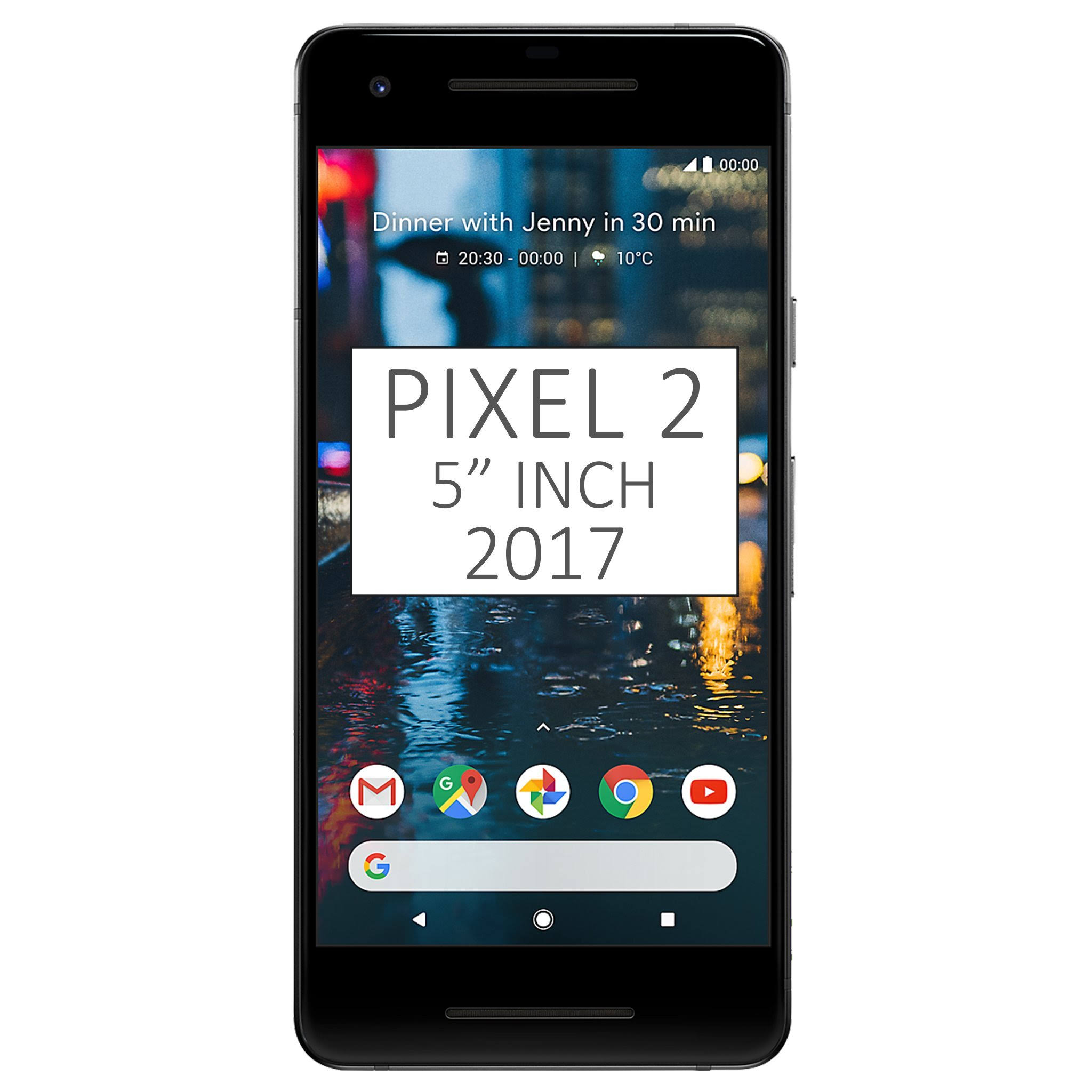 Google Pixel 2 - 128 GB - Just Black - Unlocked - UK Import