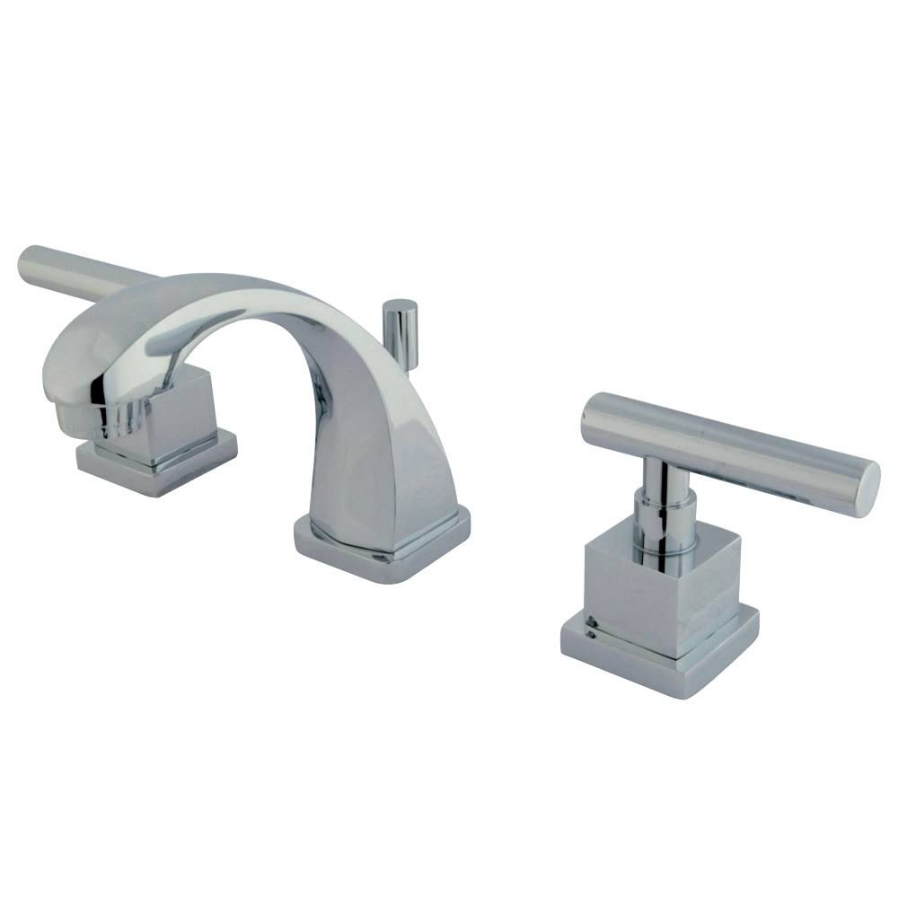 Kingston Brass KS4941CQL Claremont Mini Widespread Lavatory Faucet with Pop-Up, Polished Chrome