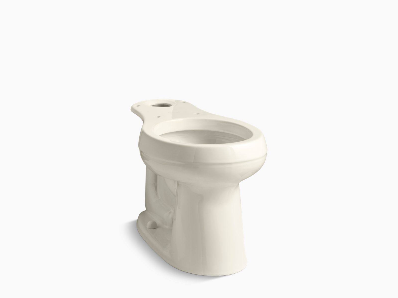 Kohler K-4347-47 Cimarron Comfort Height Round-Front Toilet Bowl, Almond