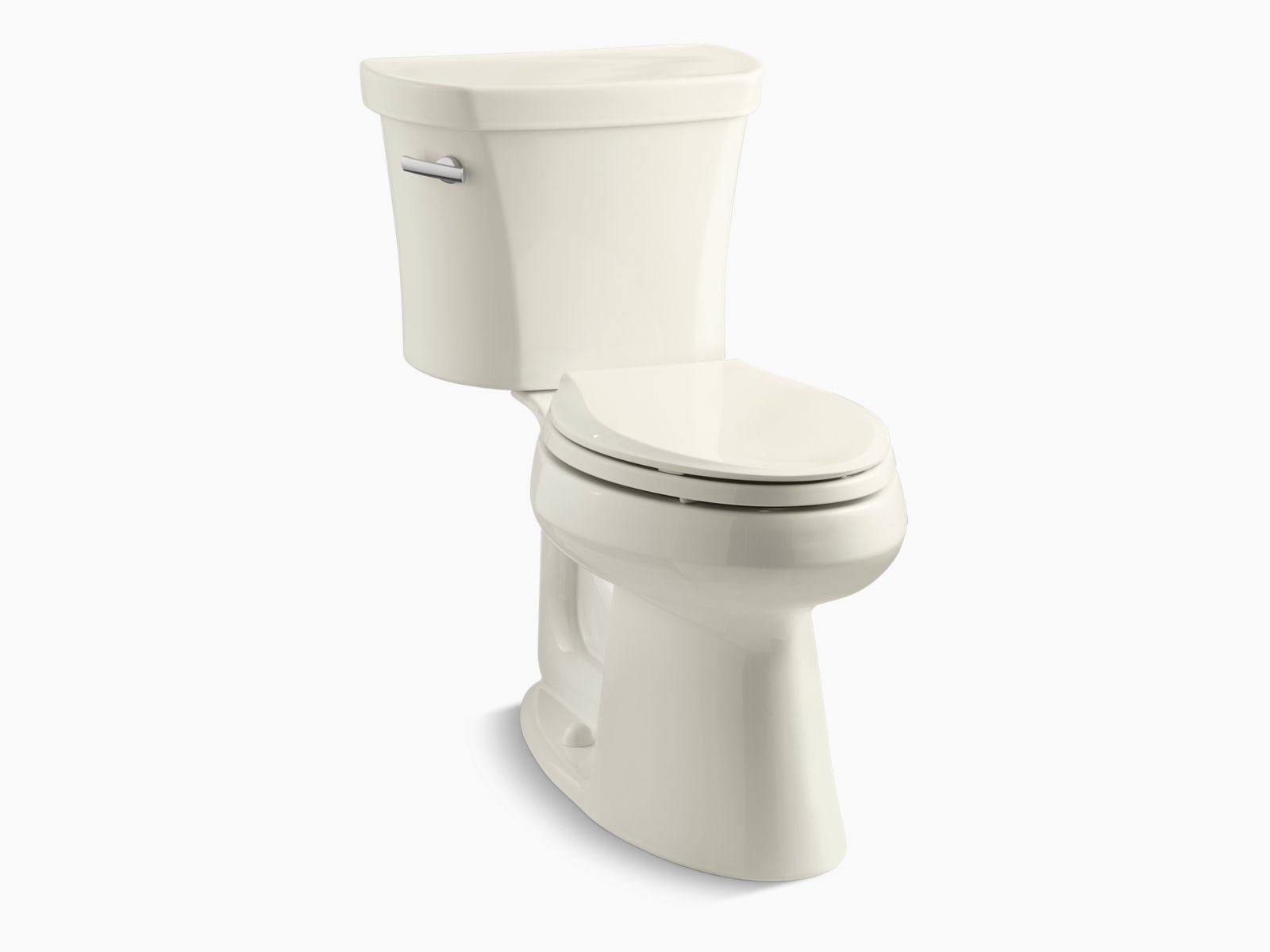 Kohler K-3949-96 Highline 1.28 GPF Elongated Two-Piece Toilet Finish: Biscuit