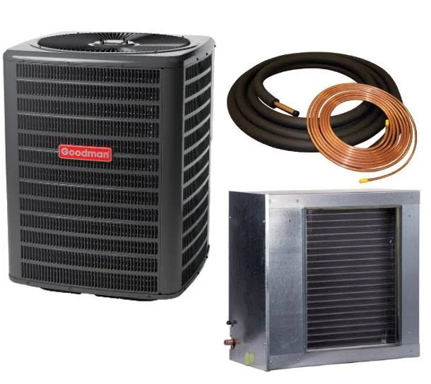 Goodman 1.5 Ton 13 SEER Air Conditioner with Horizontal Slab Coil GSX130181 / CSCF1826N6