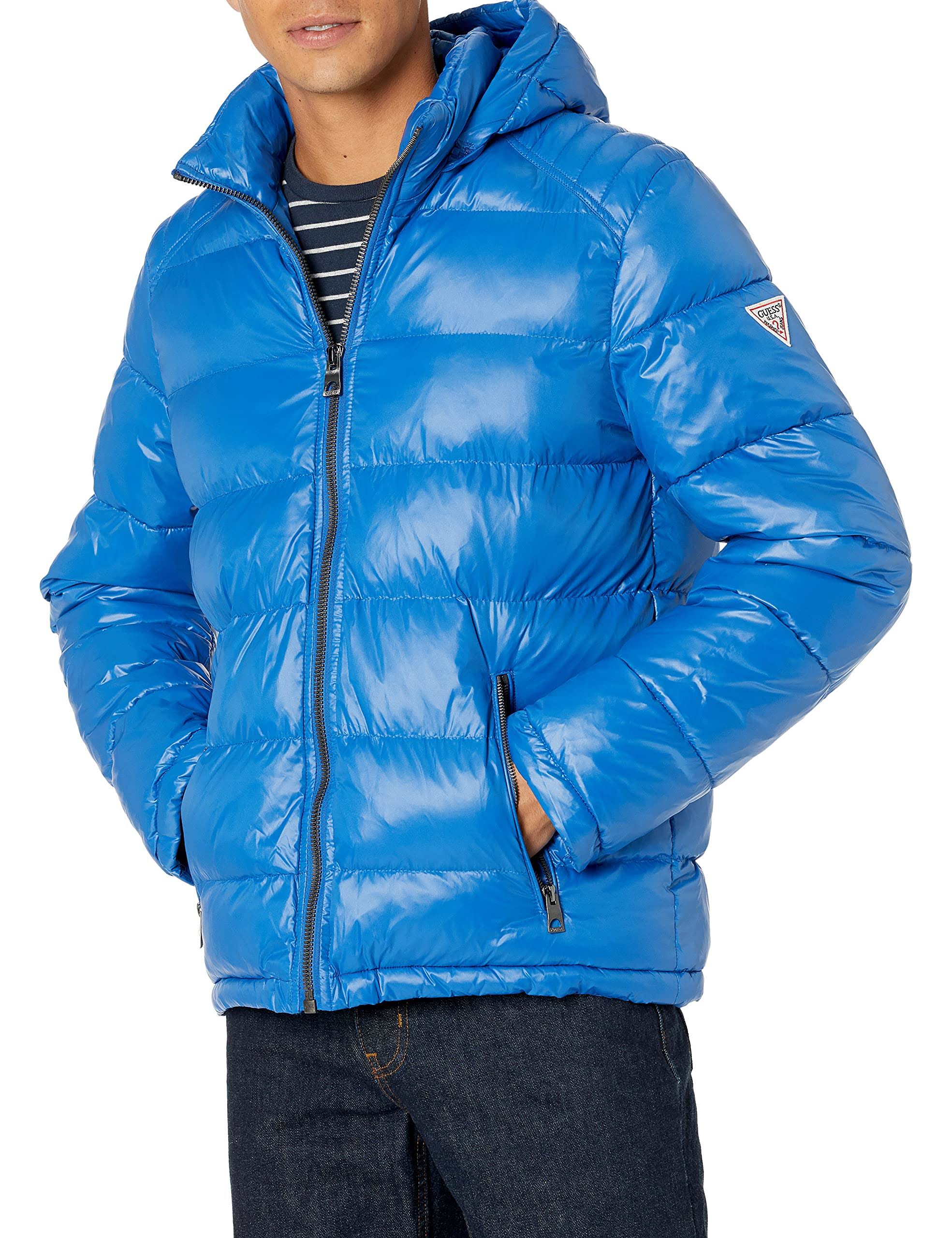 Guess Puffer Jacket Cobalt