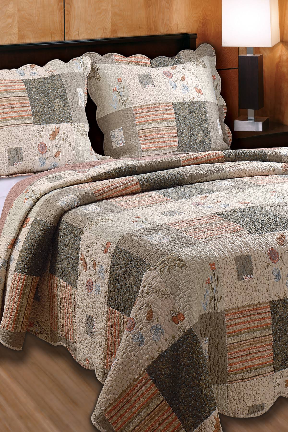 Greenland Home Fashions Sedona Quilt Set; Full / Queen