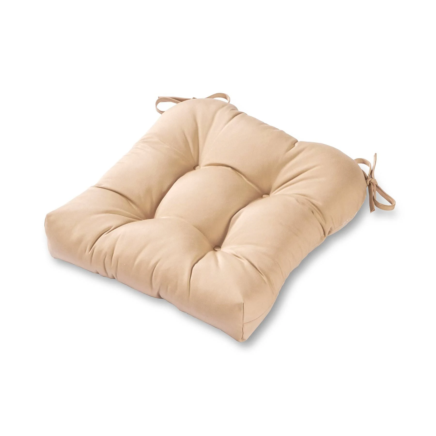 Greendale Home Fashions AZ4800-STONE Sanddollar 20-inch Outdoor Dining Seat CUSHION, Set of 1