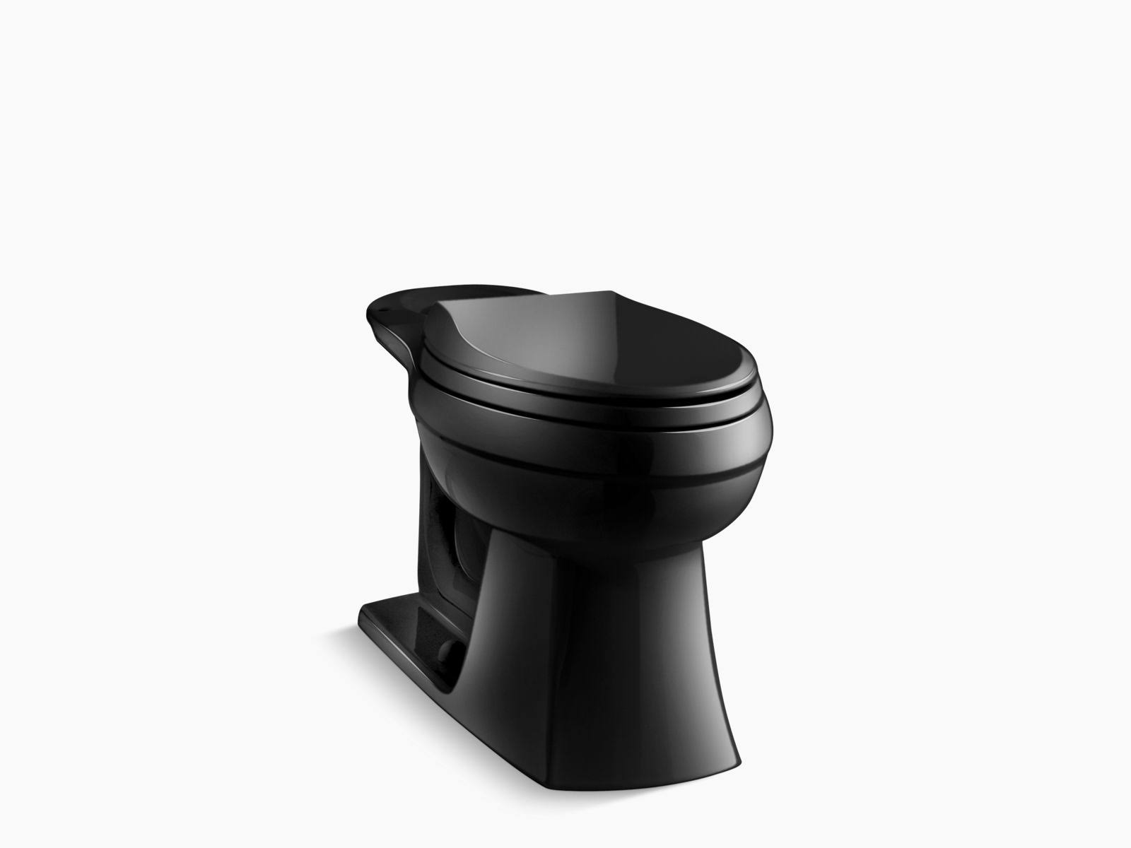 KOHLER K-4306-7 Kelston Toilet Bowl, Black Black