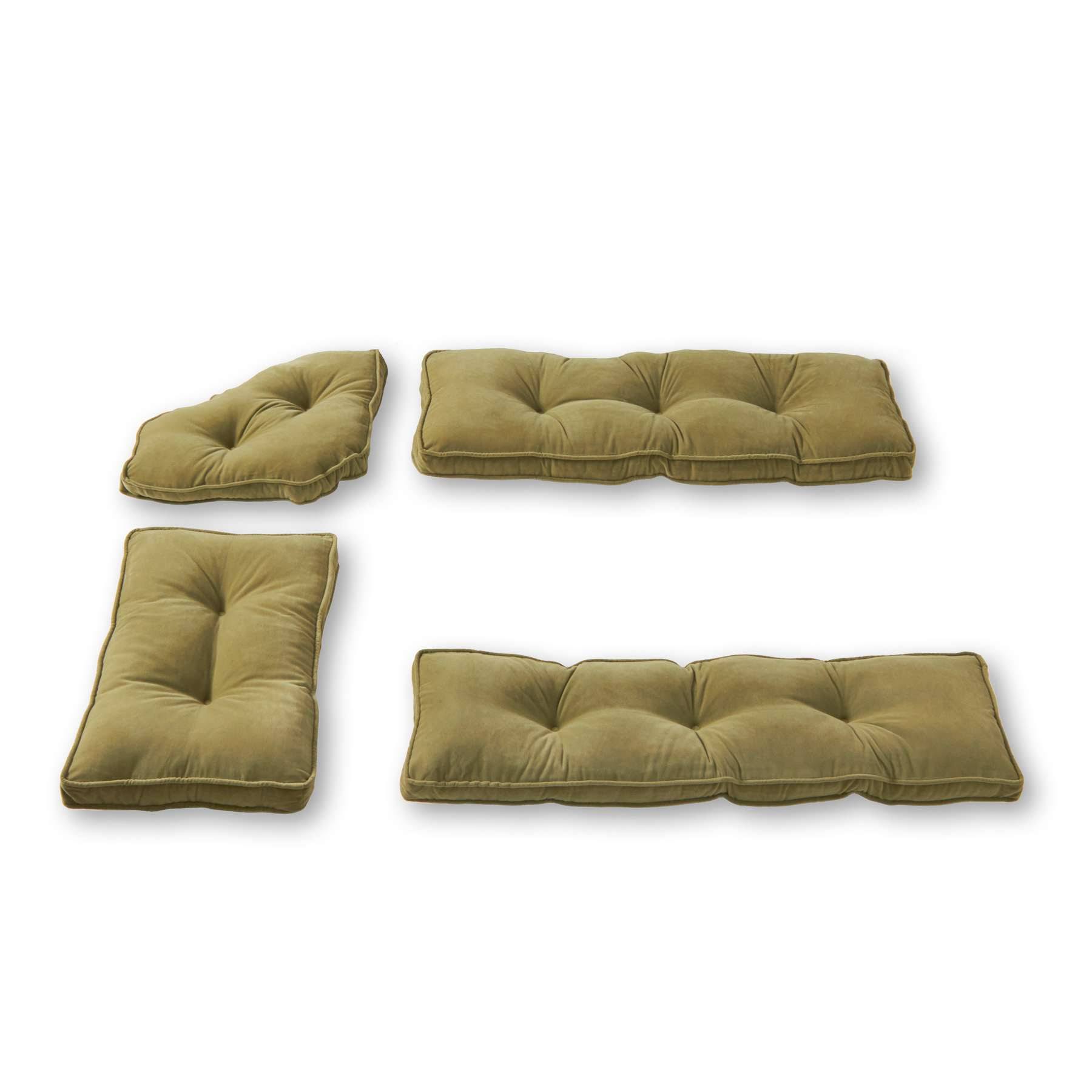 Greendale Home Fashions 4 Piece NOOK Cushion Set - Hyatt - Moss