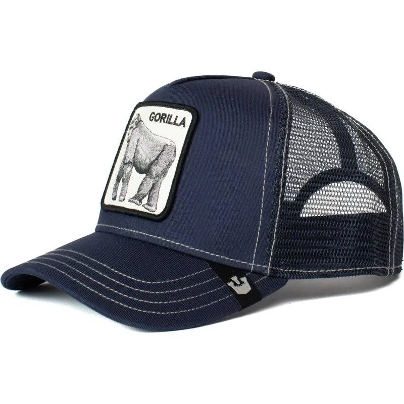 Goorin Bros. Gorilla King of The Jungle Navy Blue Trucker Hat