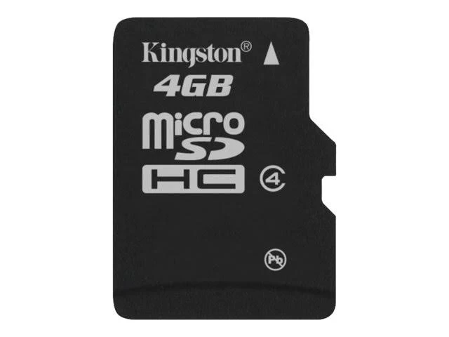 Kingston - Flash memory card - 4 GB - Class 4 - microSDHC