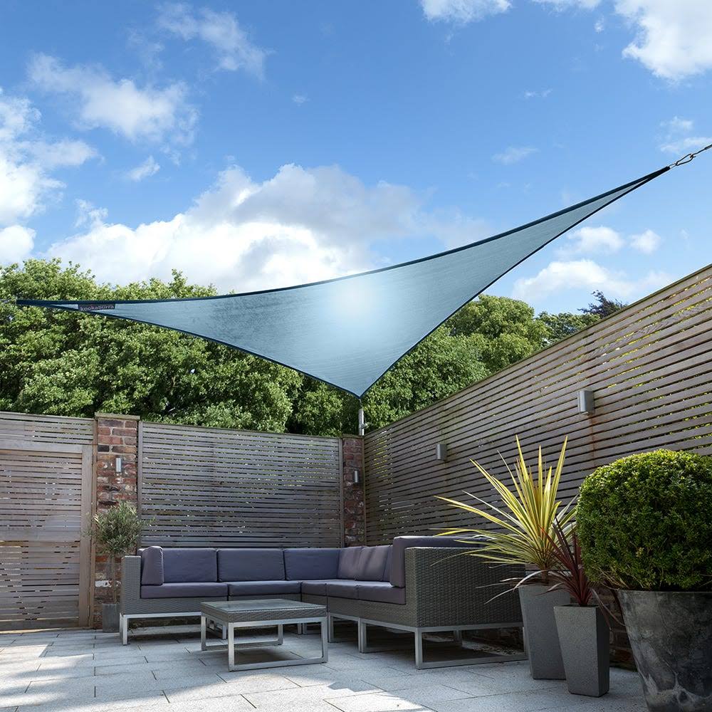 Kookaburra 11ft 10x22 Azure Waterproof Woven Triangle Sail Shade