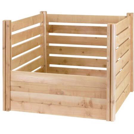 Greenes Fence RCCOMP36 Cedar Wood Composter, 23.25 Cu ft / 173.92 Gallons