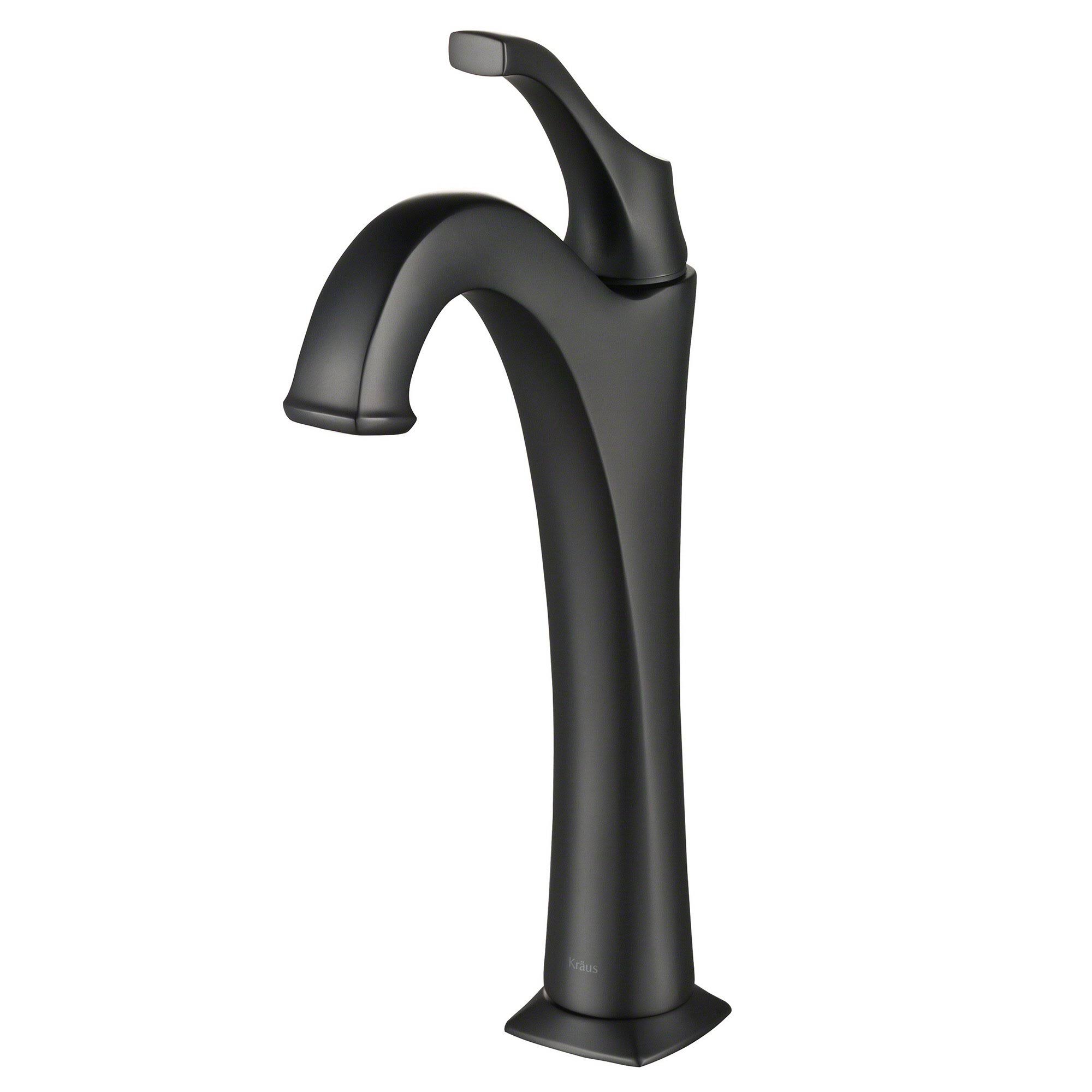 Kraus Arlo Single Handle Vessel Bathroom Faucet, Oil Rubbed Bronze, KVF-1200ORB
