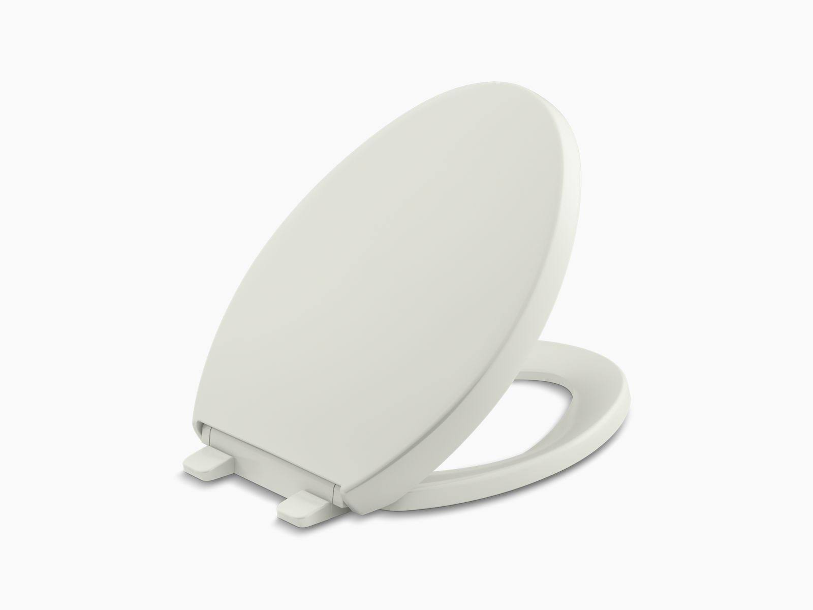 Kohler 4008-NY Reveal Quiet-Close with Grip-Tight Elongated Toilet Seat - Dune