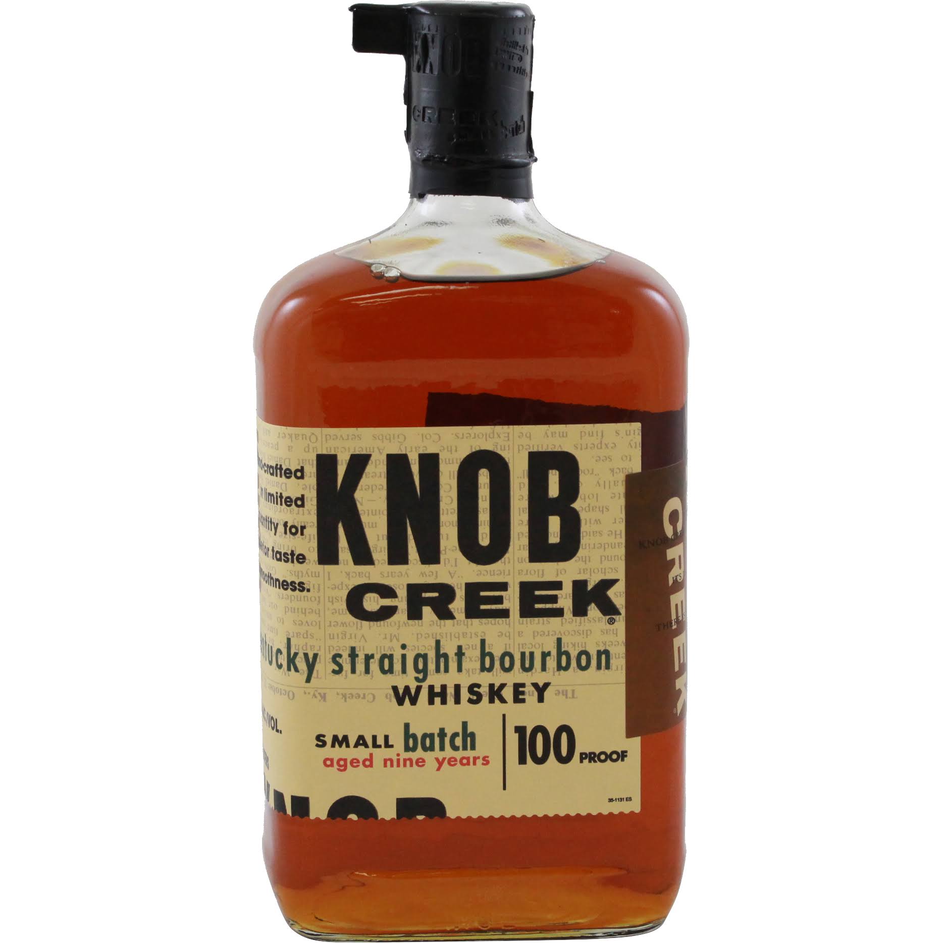 Knob Creek 9 Years Old Bourbon Whiskey - 1.75 L bottle