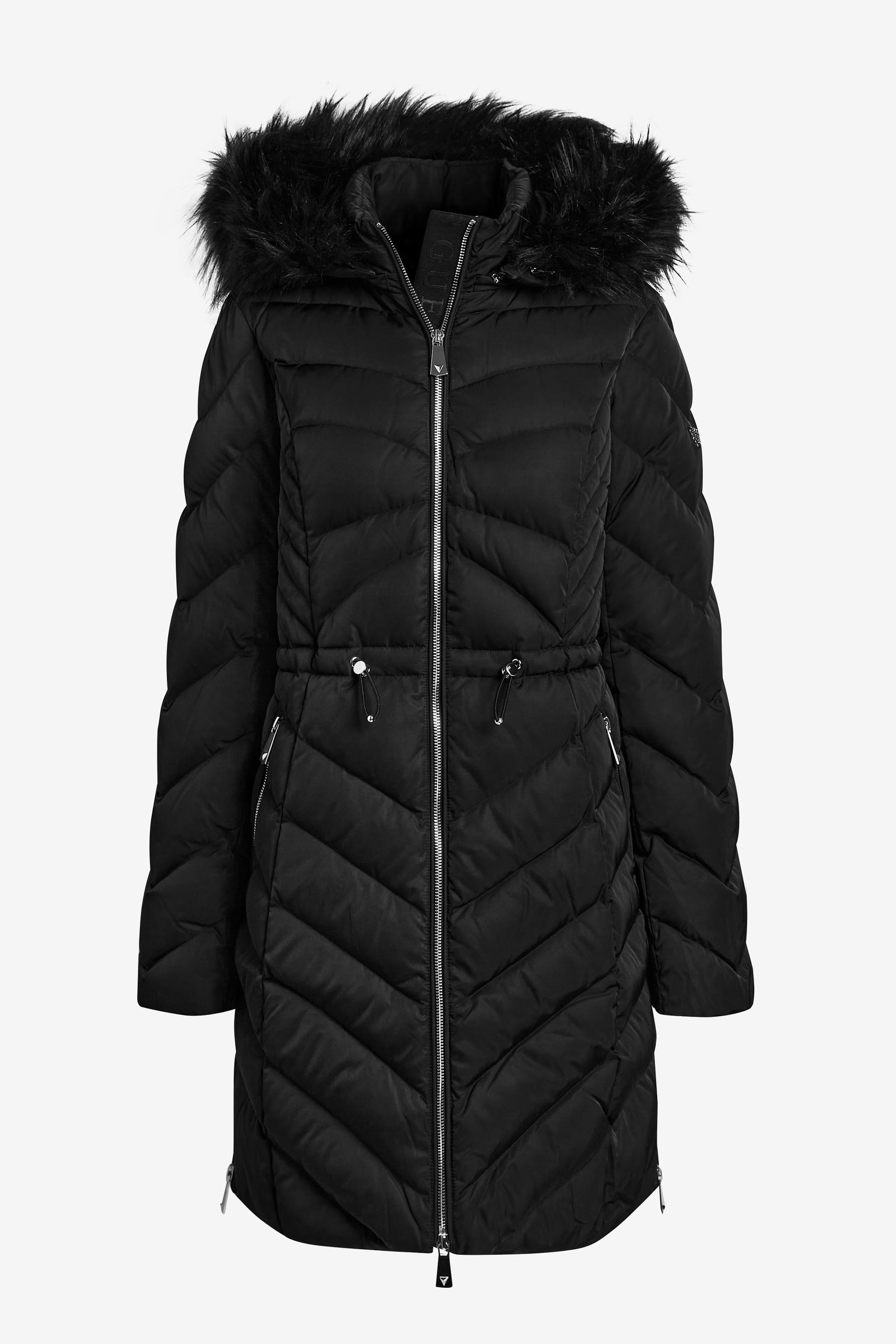 Guess Women&s Cheryl Down Jacket - Size L - Black