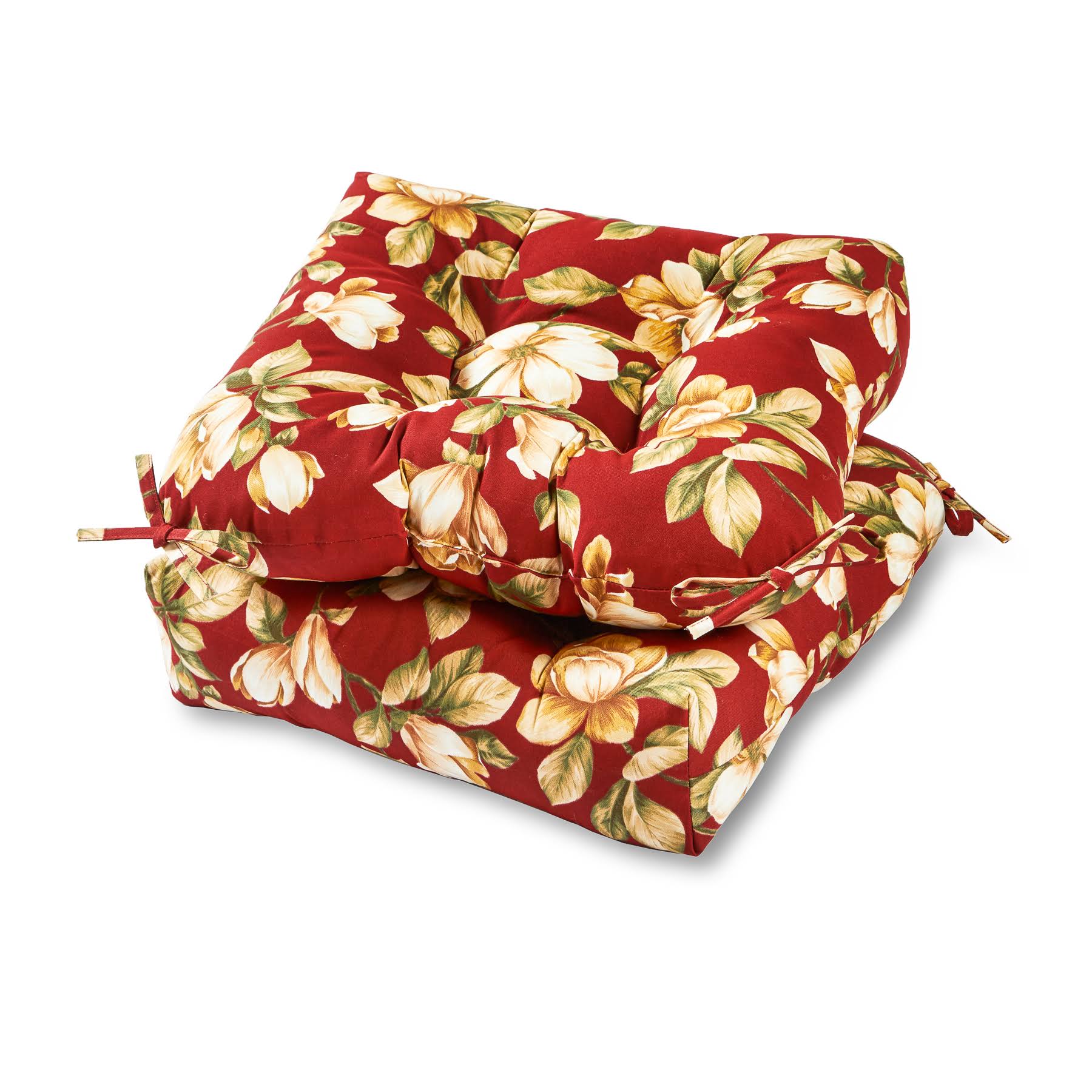 Greendale Home Fashions 20-inch Outdoor Chair Cushion Set of 2 Roma Floral