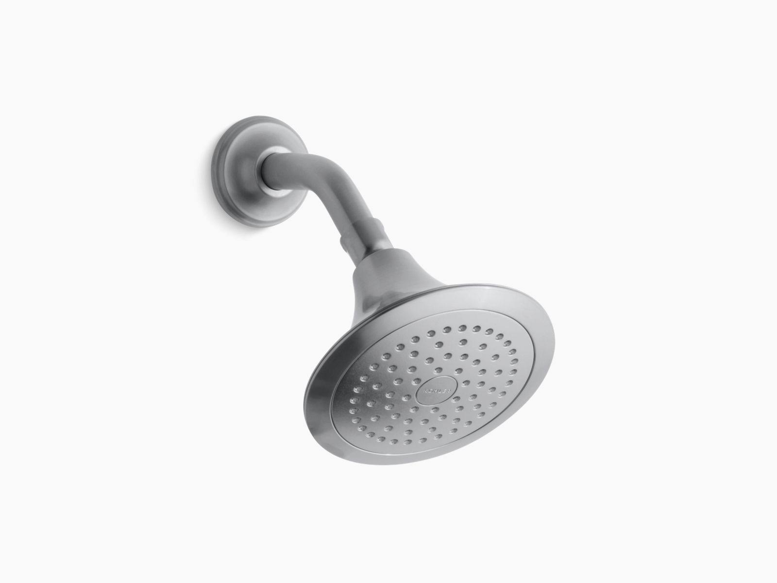 Kohler K-10282-AK-G Brushed Chrome Forte Single Function Katalyst Showerhead