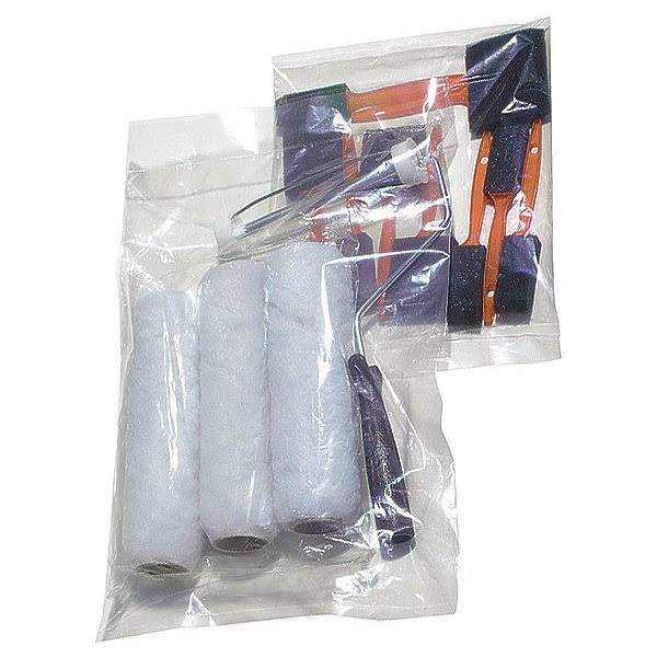 21x22 x 17x22 LDPE Lay Flat Poly Bag, 1 mil, Pk1000, 5DRP9