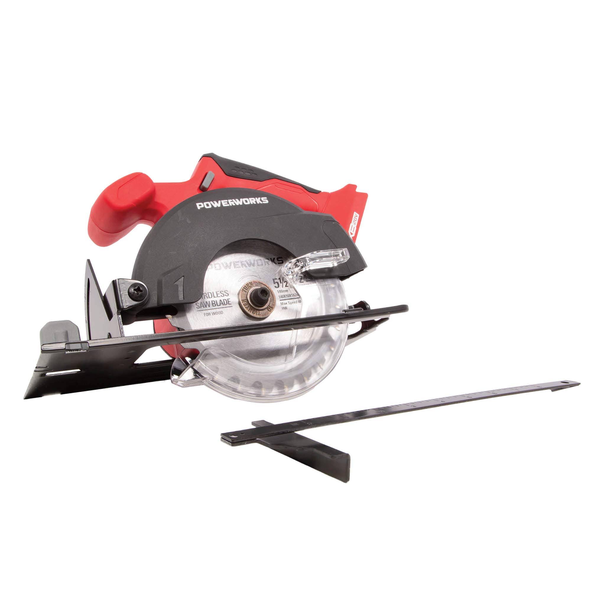 Powerworks XB 20V 5.5-inch Cordless Circular Saw, Battery and Charger Not Included