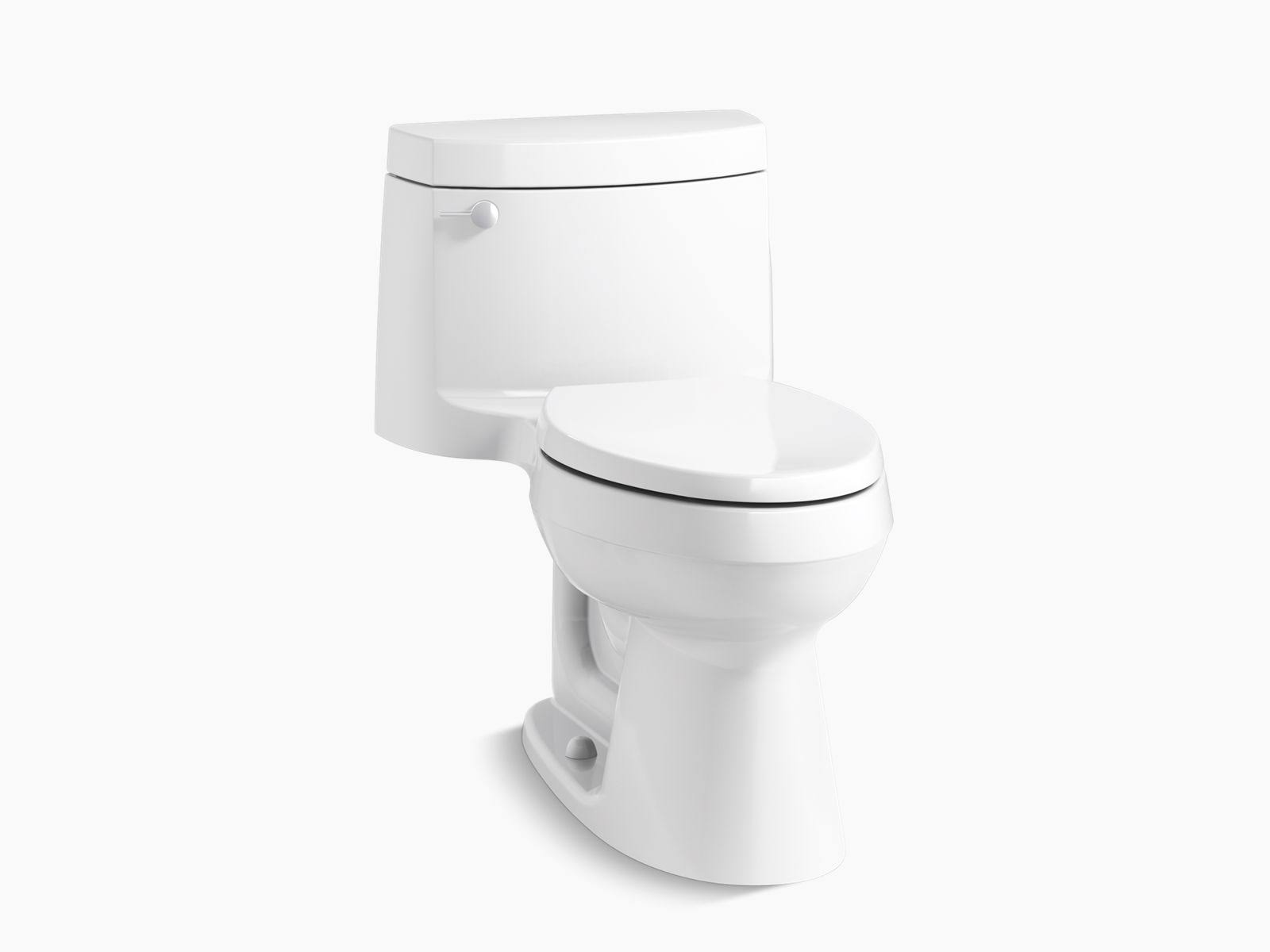 Kohler K-3828 Cimarron 1.28 GPF One-Piece Elongated Comfort Height Toilet, White